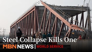 Gwangju Library Construction Collapse Kills One, Leaves Three Trapped