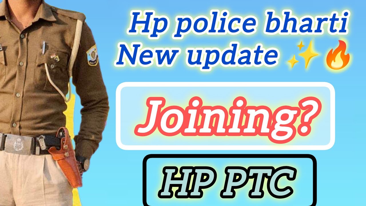 Hp police bharti  New update ✨🔥