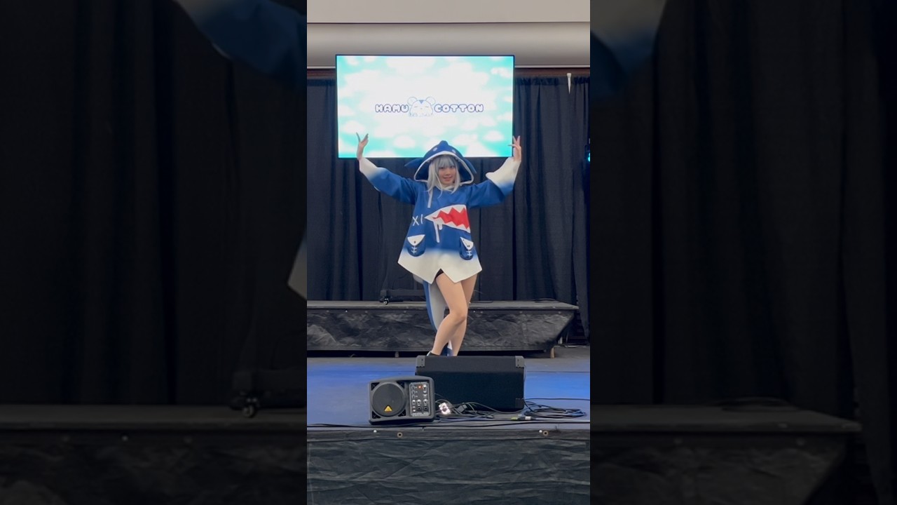 KING / Kanaria Dance Cover in Gawr Gura Cosplay #gawrgura #cosplay #cosplaydance #hamucotton