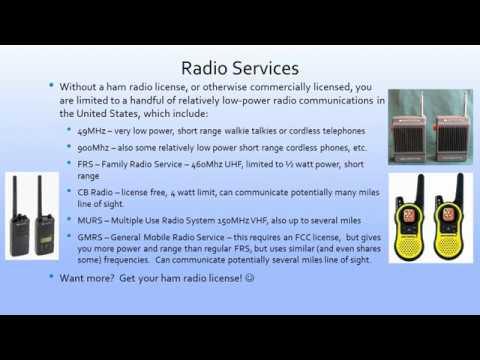 Introduction to Ham Radio and Technician Training Class