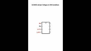 UC3843 Pin Voltges on Working Condition #UC3843