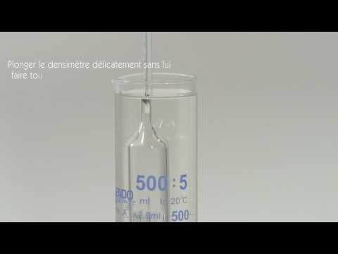 Vidéo: Qu'est-ce que l'hydromètre léger Baume ?