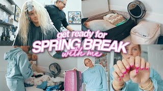 PACK + PREP W\/ ME FOR SPRING BREAK *hair, nails, pick out outfits \& more!*
