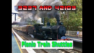 3237 & 42103 - Picnic Train Shuttles - Wollongong to Scarborough, 10th November 2019