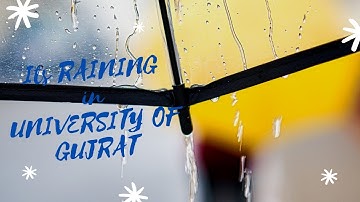 Rain in the Hostel | Rain in University of Gujrat | Botany | Masters | University of Gujrat