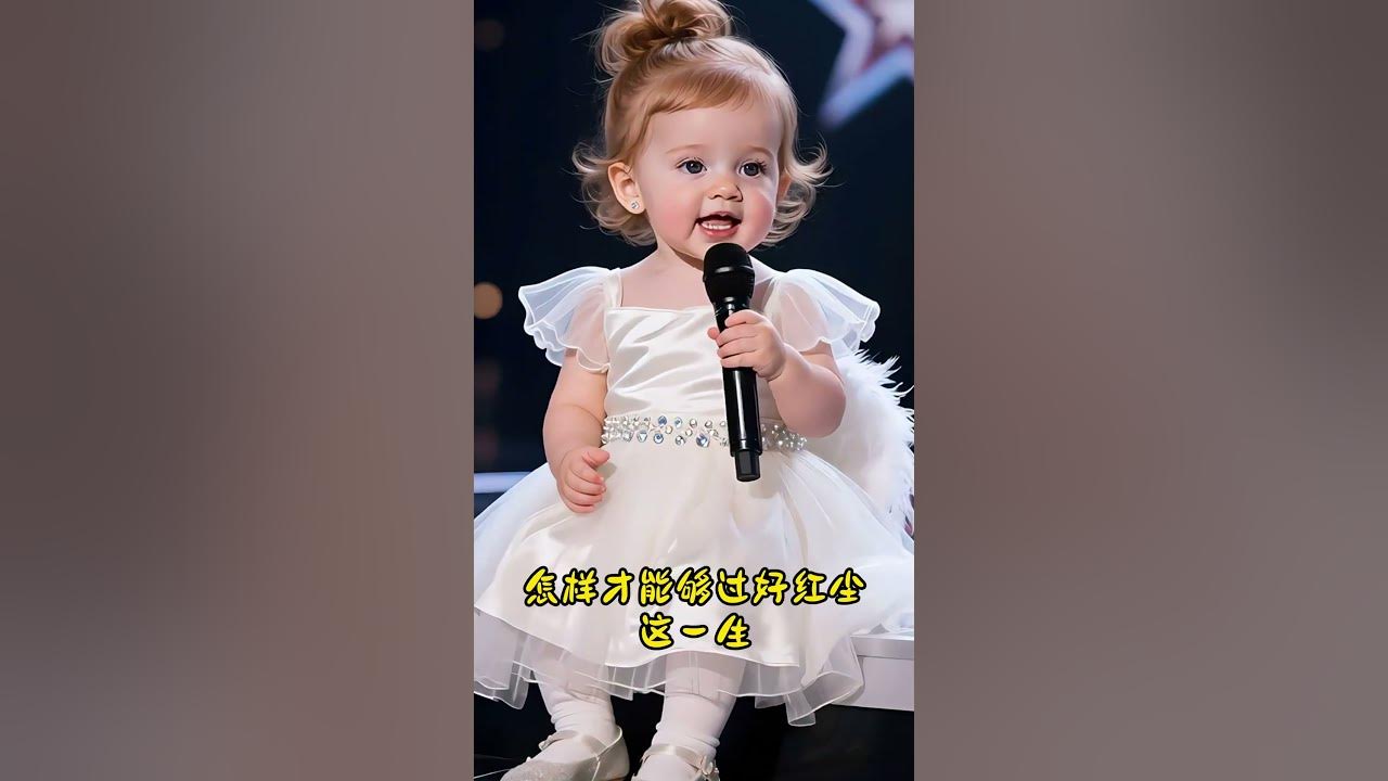 This little girl sings beautiful Chinese songs  #music #baby #babygirl #song #ai