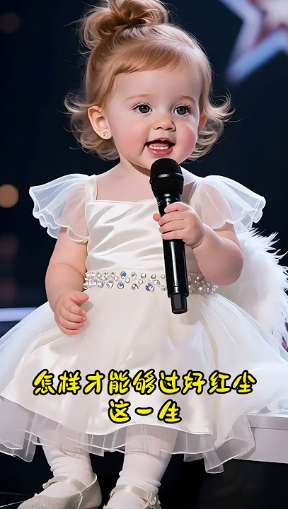 This little girl sings beautiful Chinese songs #music #baby #babygirl #song #ai