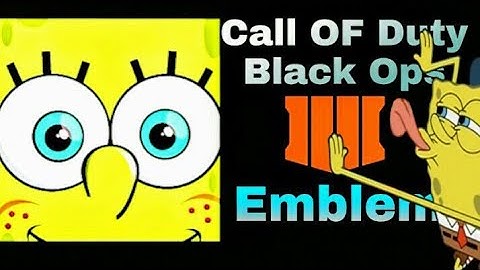 Call of Duty Black Ops 4 Cod Bo4 Easy (Spongebob) Emblem Tutorial