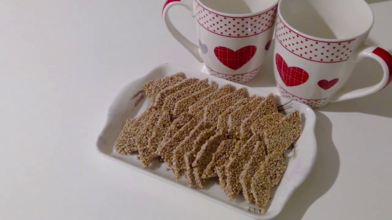 Croccante al sesamo👍 facilissimo in 10 minuti🤍