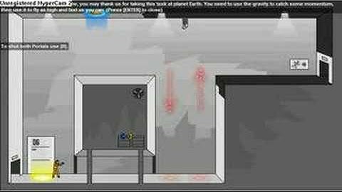 Portal Flash Version - Walkthrough lvls 1-10