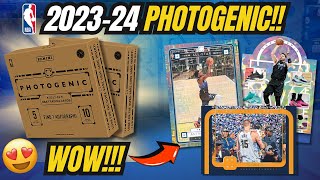 THE MOST BEAUTIFUL SET IN BASKETBALL 🏀 WOW! 😍🔥 2023-24 Panini PhotoGenic Hobby Box Review (2x)