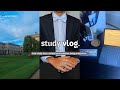 study vlog | late study days, matriculation, being productive