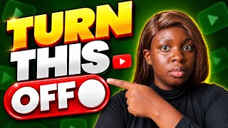 No Views? No Watch Hours? TURN THIS OFF!