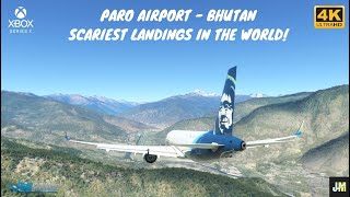 Most Dangerous Landing In The World Paro Airport - Bhutan Flight Simulator Xbox Series X