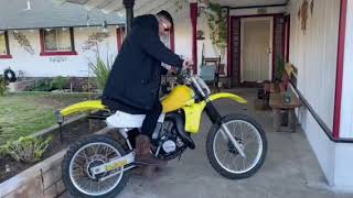 Suzuki RM125 (144) 2 stroke vintage 1982 revived