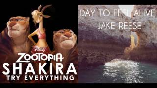 Try Everything to Feel Alive - Shakira & Jake Reese Mashup
Songs used:
Try Everything - Shakira
Day to Feel Alive - Jake Reese
Back at it again with the Try Everything mashups! This time, were doubling the positive vibes. I recommend you to also listen to Day to Feel Alive by itself. Nice, positive song! Try Everything to Feel Alive - Shakira & Jake Reese Mashup