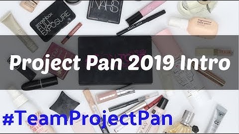 Project Pan 2019 Intro | Year Long Rolling Project Pan