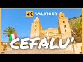 ITALY 4K - Cefalù, Sicily Historic Centre Walking Tour - Italy Walk Tours