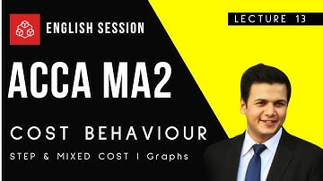 ACCA FIA MA2 Cost Behavior Analysis - Step Costs and Mixed Costs l Graphs l English Session