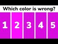 Test Your Eyes - COLOR OPTICAL ILLUSIONS