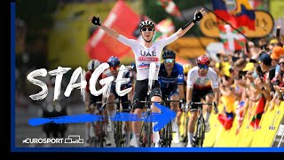 Adam Yates Beats Twin To Stage 1 Victory! | Tour De France 2023 | Eurosport