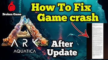 Hoe je de gamecrash na de ARK Aquatica-update in ARK Survival Evolved kunt oplossen
