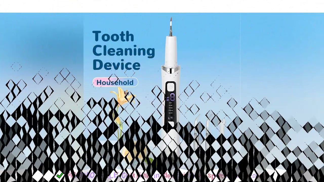 Electric Ultrasonic Dental Scaler with 5 Modes-Oral Tartar & Calculus Remover Teeth Whitening Tooth