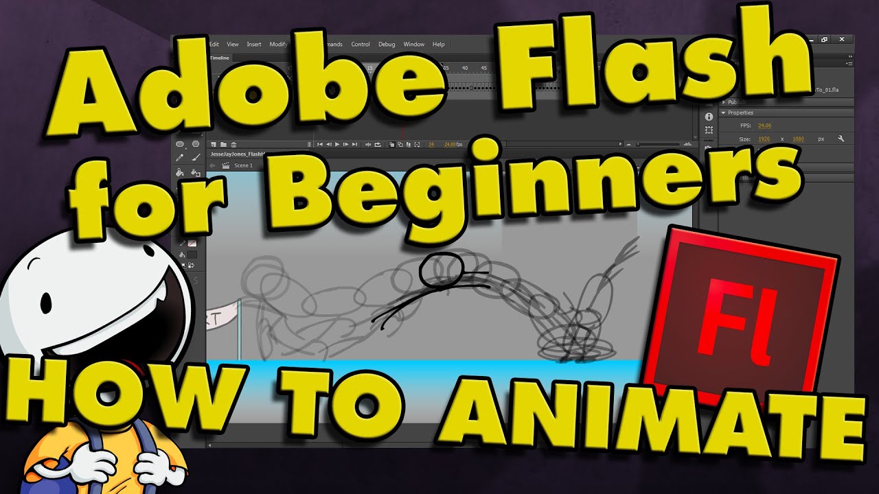 How To Animate in Flash CS6 \u0026 CC | Tutorial for Beginners