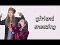 gfriend sneezing compilation