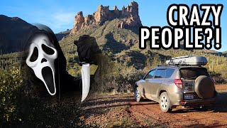 SOLO CAMPING FEARS: Serial Killers, Meth Heads, Crazy People, etc. (Camping Alone Safely)