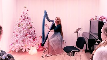 Катерина Бабочкина | Kathrin Butterfly - harp, "Aljonushka" - V. Mchedelov - Live