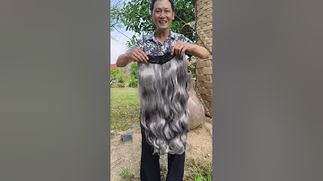 Tóc kẹp phím xoăn omper hai màu tóc giả nối dài #tockep