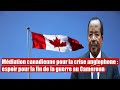 Mdiation canadienne pour la crise anglophone  espoir pour la fin de la guerre au cameroun