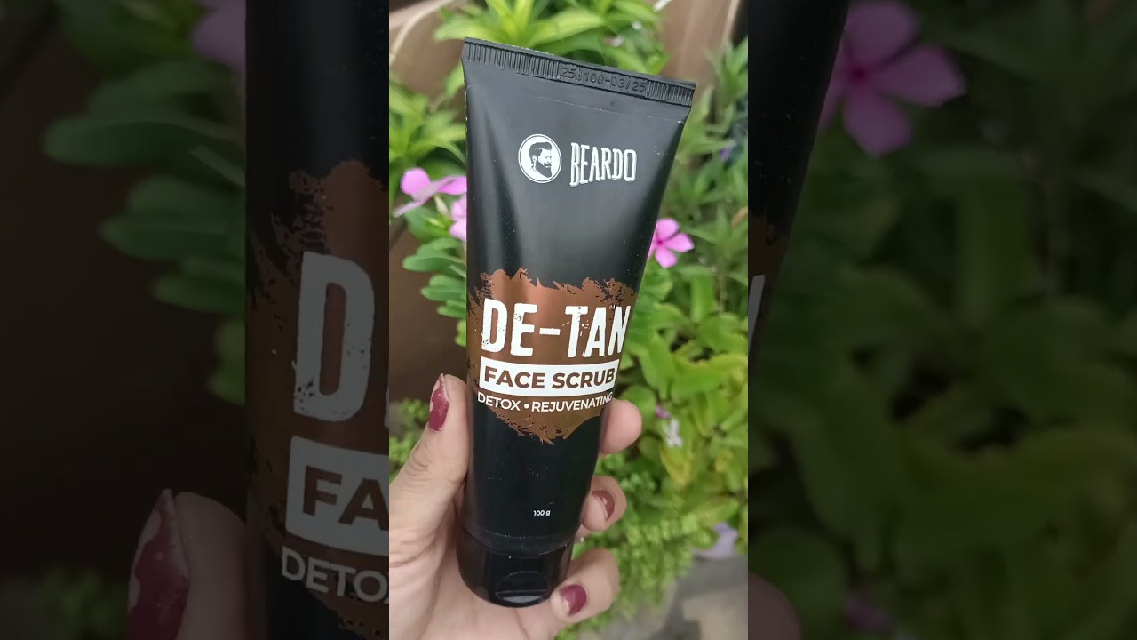 BEARDO DE-TAN  face scrub  for men 