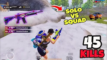 45 Kills 🔥 Best Solo vs Squad BGMI Emulator Gameplay | MSI APP PLAYER 120 FPS