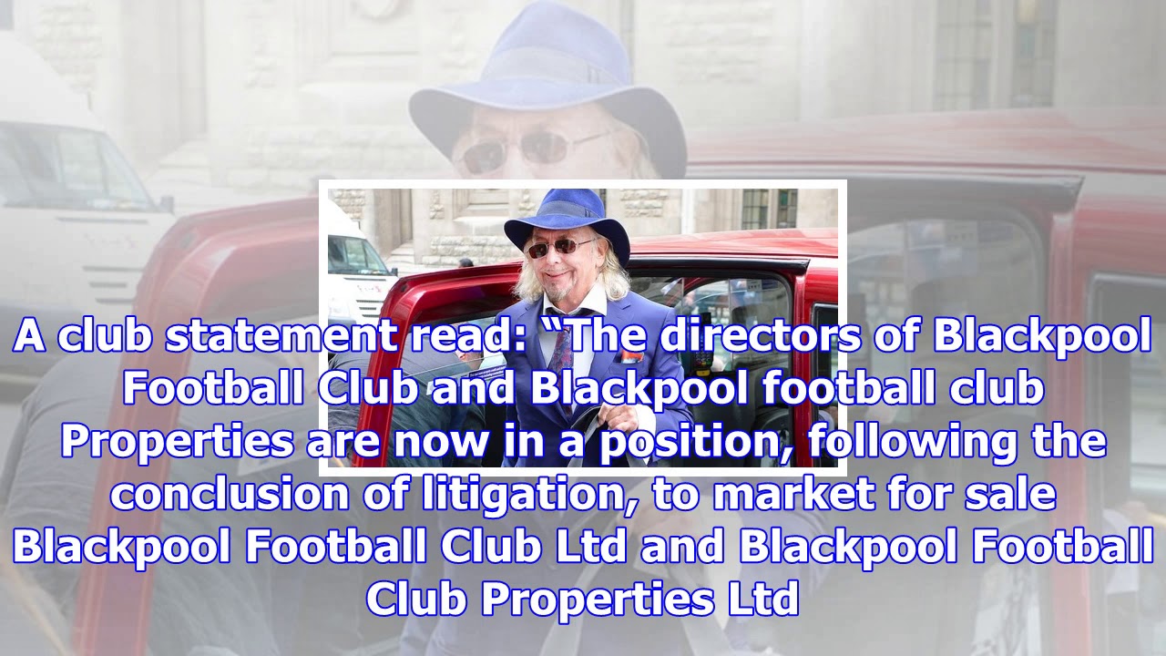 Blackpool put up for sale by oyston family