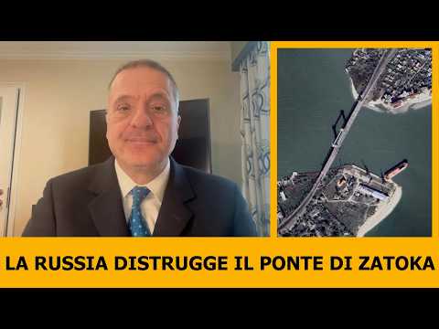 Video Russia distrugge il ponte di Zatoka; la sacca di Dobropilia si stringe; complotto anti-Merz
