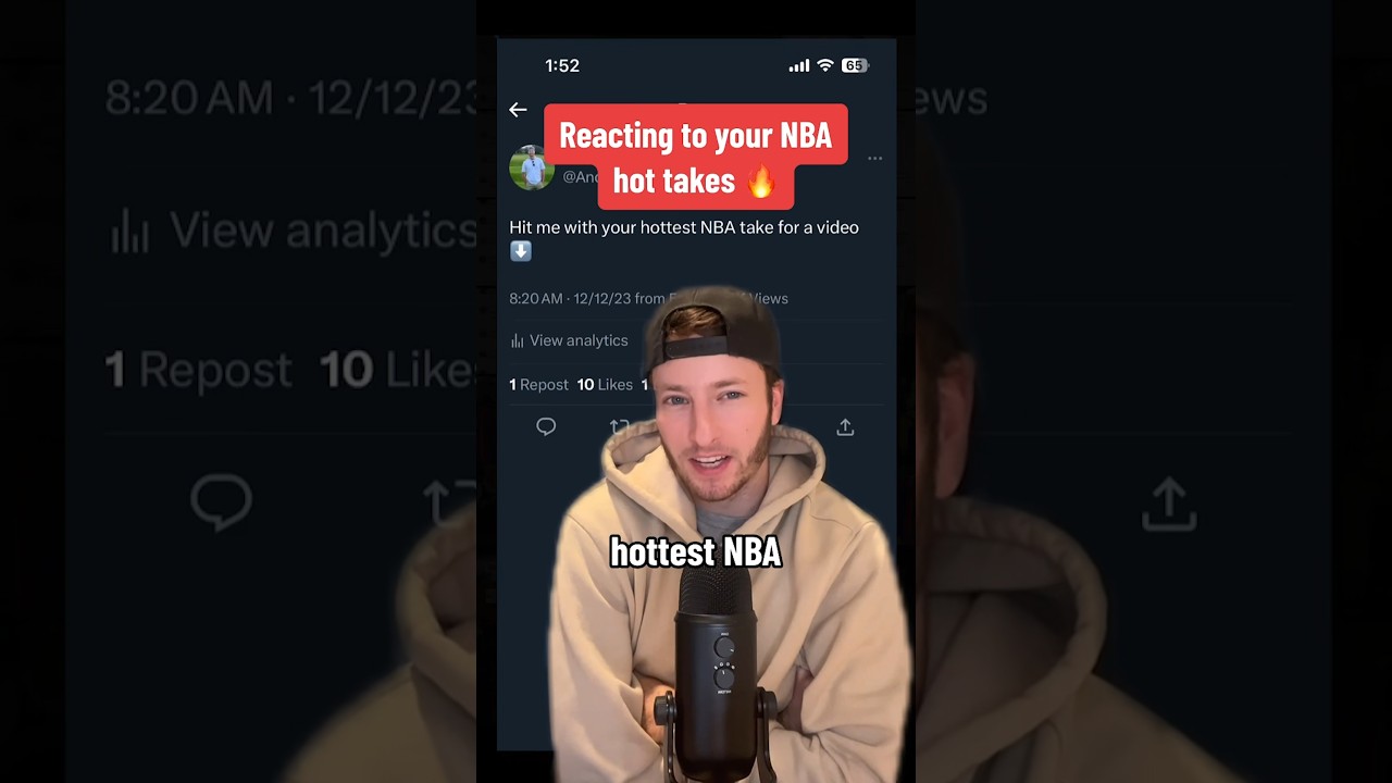 ⁣Reacting to Subscribers NBA Hot Takes! 🔥