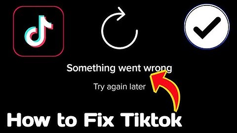 How to Fix TikTok Something Went Wrong Please Try Again problem 2025 || Tiktok Something Wrong 