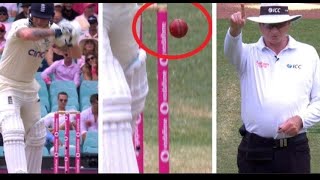 Download Lagu Ben Stokes given out LBW after ball hits stumps | funny cricket moment MP3