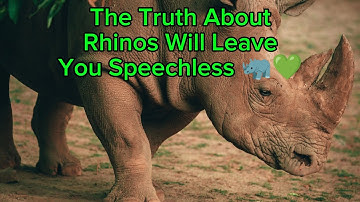 De waarheid over neushoorns zal je sprakeloos maken 🦏💚 #WildlifeFacts #SaveTheRhino