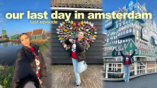 We couldn&#39;t leave AMSTERDAM with doing this! 🚲 rijks meusum, teds &amp; windmills | travel vlog 4