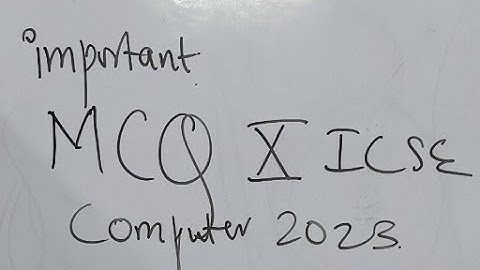 Important MCQ COMPUTER #ICSE #2023 #JAVA