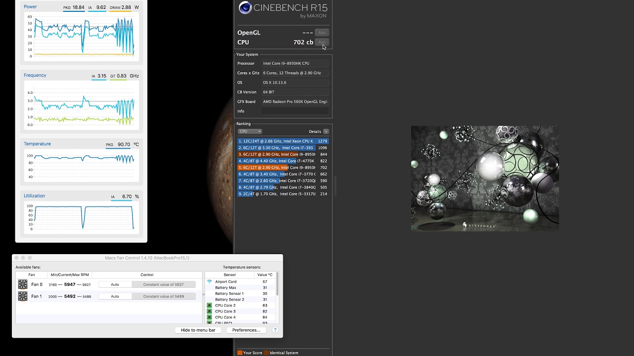 Cinebench R20 Mac