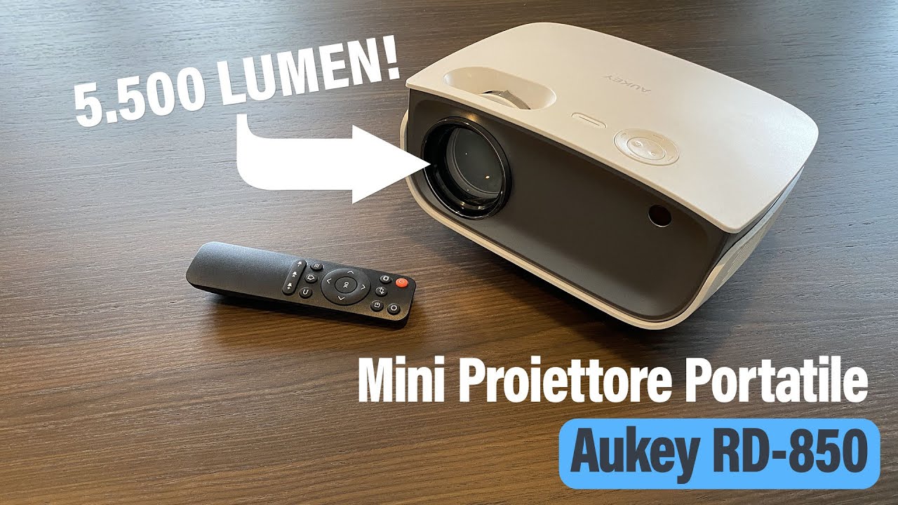 Mini Proiettore Portatile Aukey RD 850- 5500 Lumen 