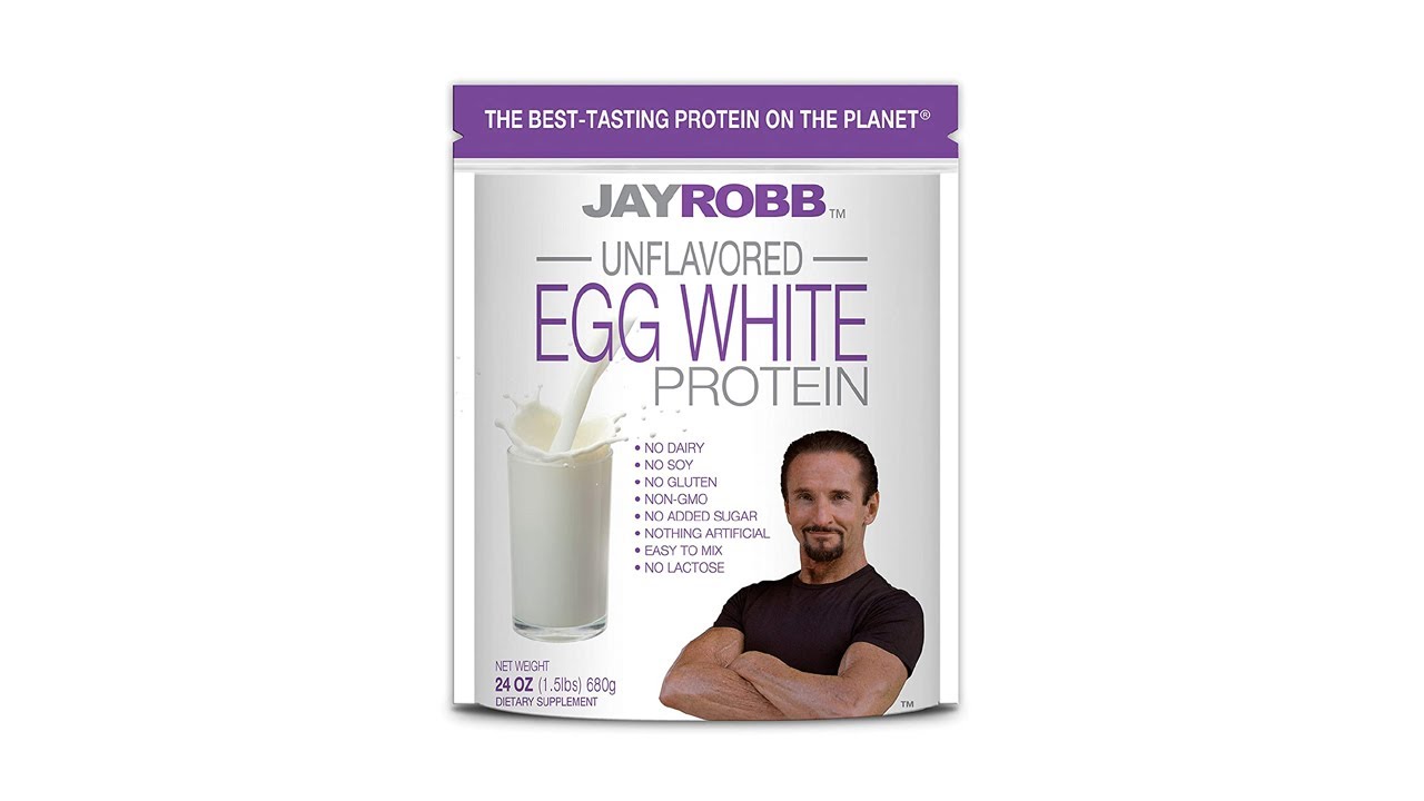 Jay Robb Unflavored Egg White Protein Powder, Low Carb, Keto, YouTube