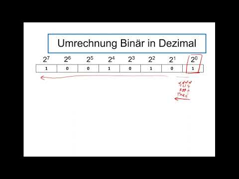 Zahlensysteme umrechnen: Binär in Dezimal