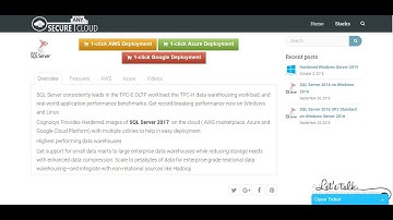 SQL Server 2017 Web with Vulnerability Assessment on Azure - Deploy on Azure , AWS and Google Cloud.
