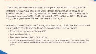 ACI 376 Code and Commentary: Material Requirements