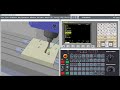CNC Simulator – Counterbore mill Operation in Fanuc Compatible Mill Machining Simulation